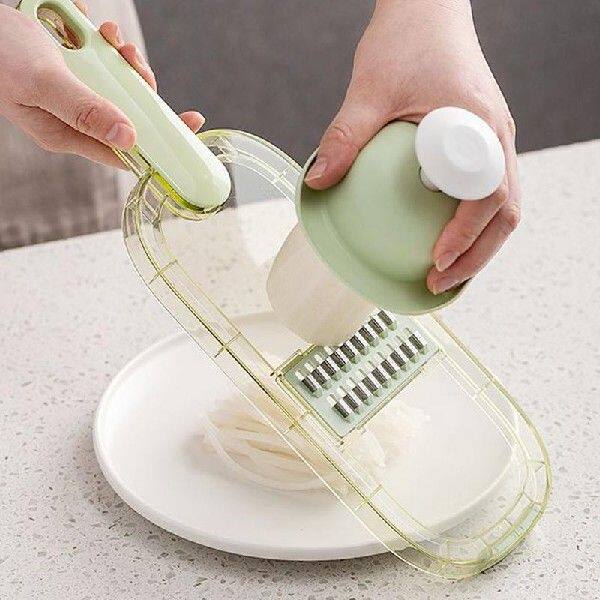 极速Multi-fuhnctional Vegetable Slicer Adjustable Multi-Blad