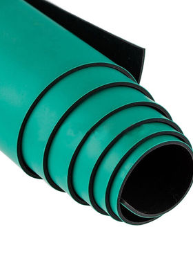 极速谋福CNMF429防静电台垫橡C胶垫绿色耐高温工作维修皮实验室桌