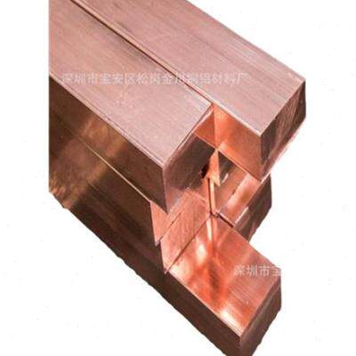 极速新品T2矩形J紫铜排接地汇流铜排镀G锡扁铜条铜母线3456810品