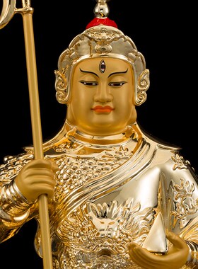 极速纯铜鎏金五显华光大帝灵官马元帅马王爷神像三眼灵Z光华光天