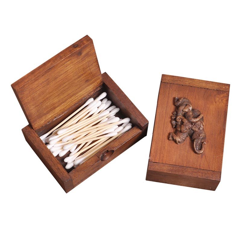 极速泰国实c木牙签盒棉签盒家居用品餐桌饭店酒店专用牙签筒桌面,收纳整理,牙签盒,淘宝优惠券,粉丝福利购,淘宝优惠卷