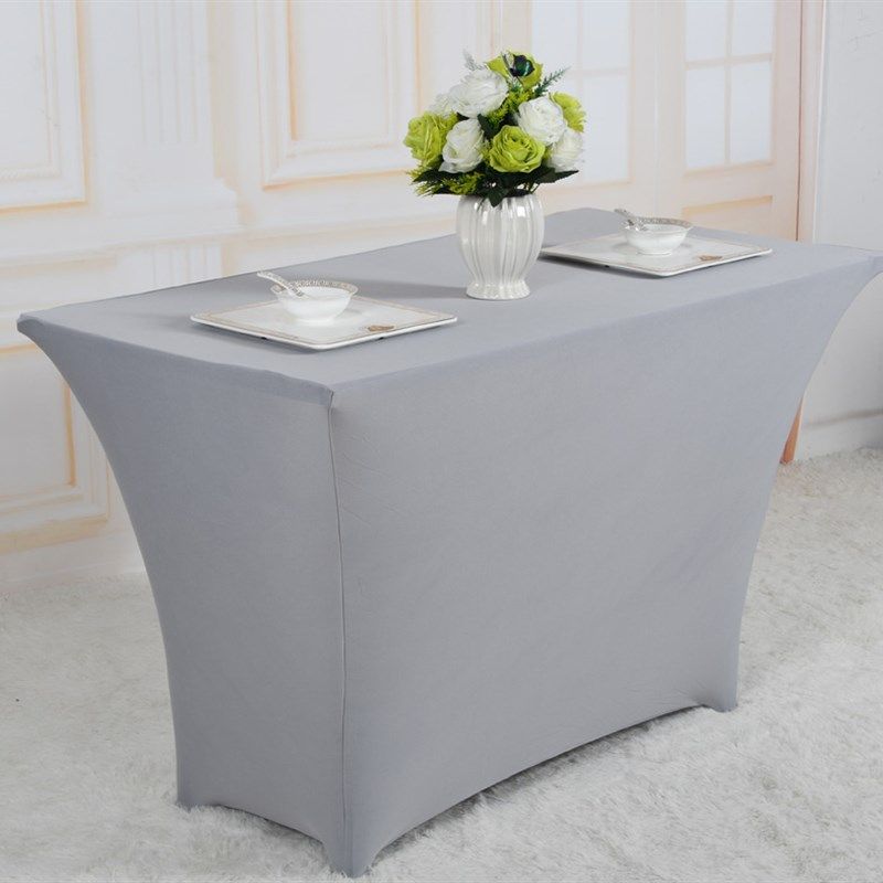 极速白色弹力鸡尾酒桌套长方吧台套弹力桌布会议婚庆X宴会展会活,居家布艺,桌布,淘宝优惠券,粉丝福利购,淘宝优惠卷