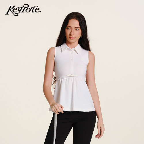 KeypoteGolf女士凉感无袖polo衫