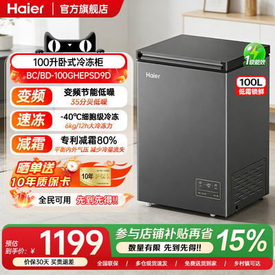 海尔40°超低温小型单温冷柜