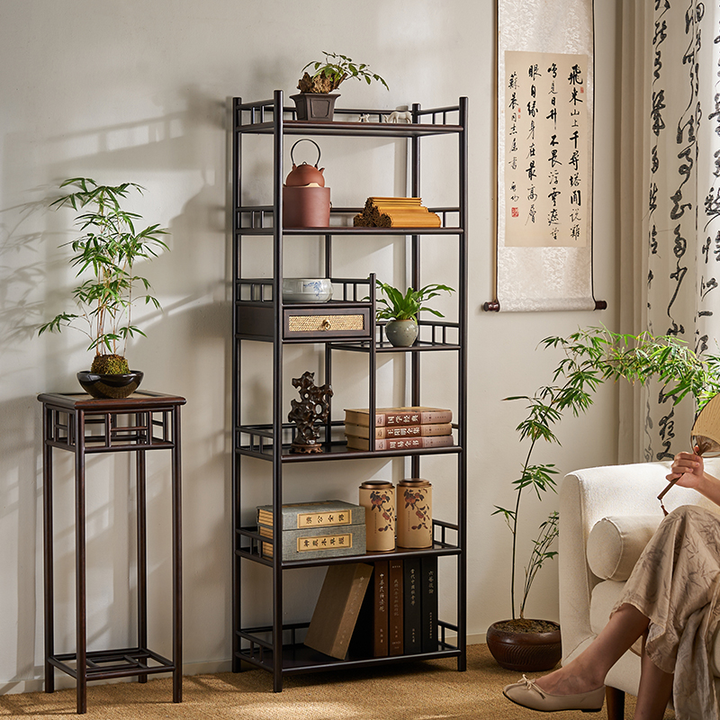 免安装中式博古架茶具展示柜