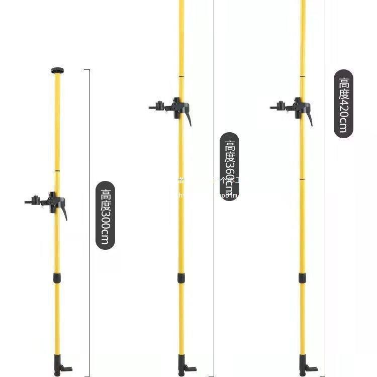 水平仪加厚伸缩杆吊顶支架三脚架升降支撑杆多功能云台红外垒德株