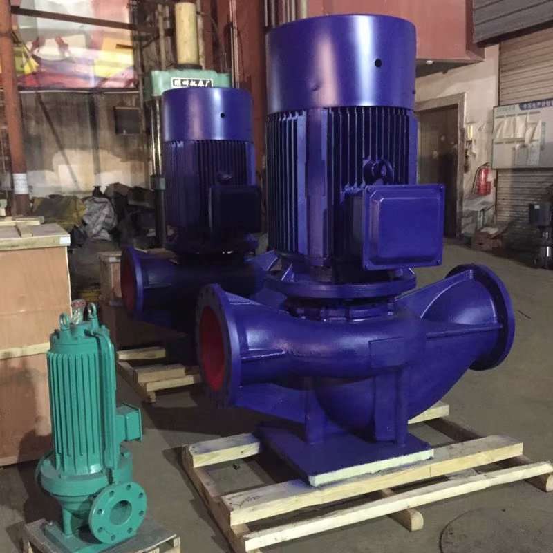 ISG管道增压泵 ISG200-200立式单级离心泵 15KW热水循环水泵