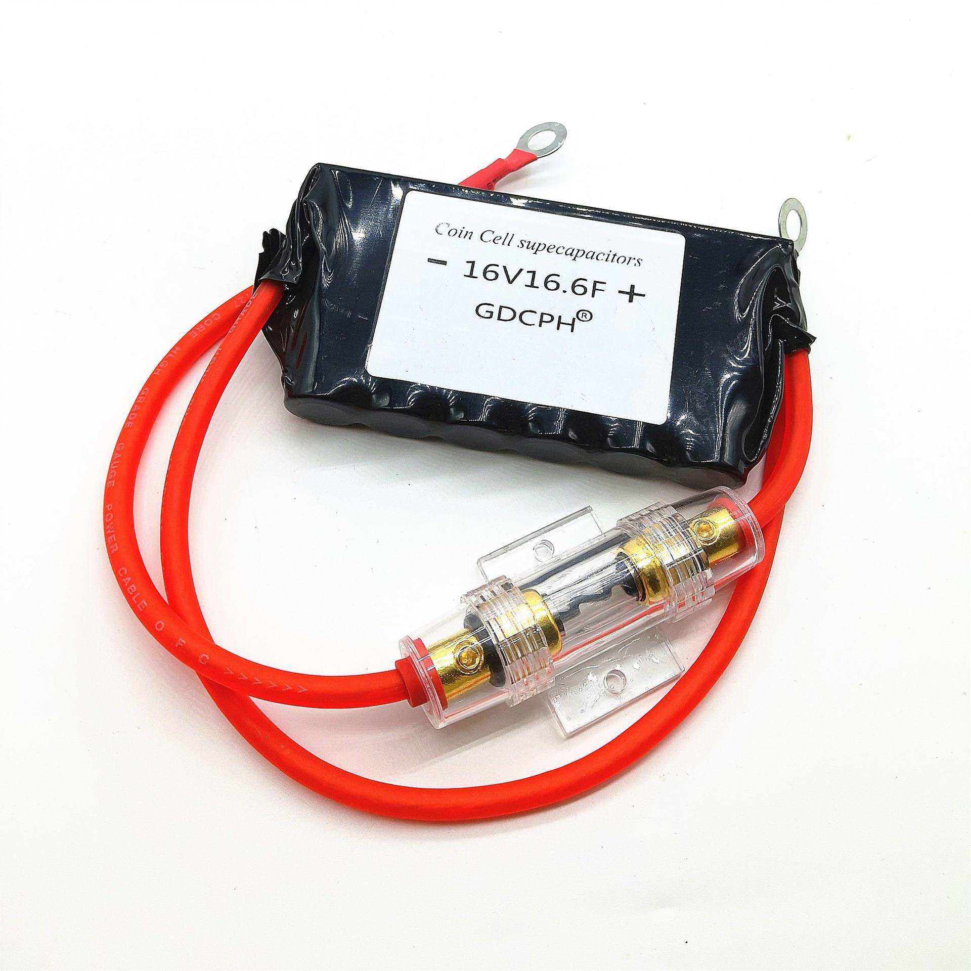 汽车整流器 低温启动器16V16.6F超级法拉电容模组2.7100F