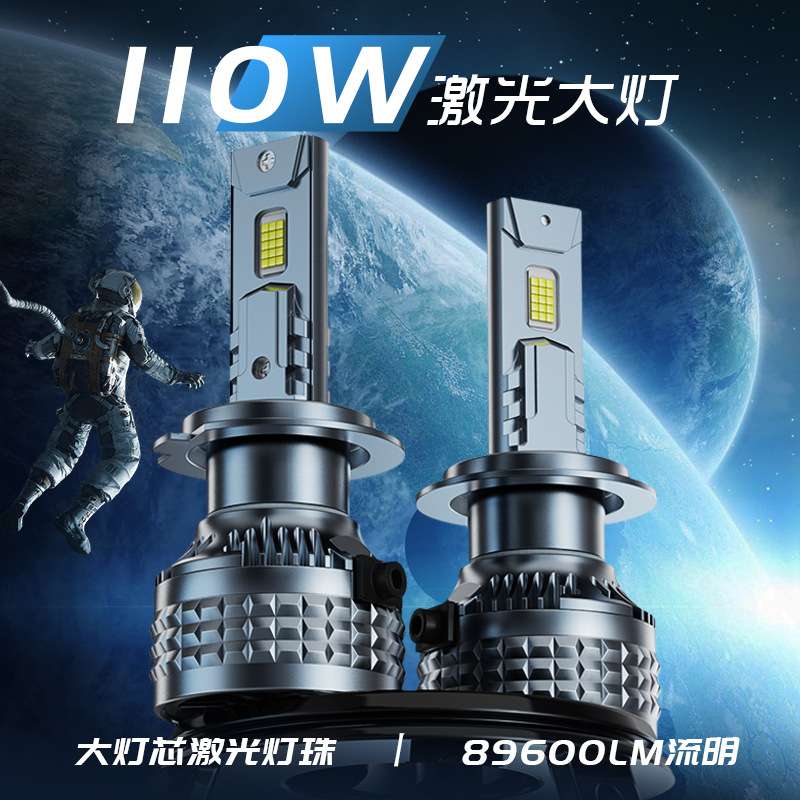 跨境K11超亮汽车led大灯大功率12-24Vled前照灯改装H7H11H4灯泡
