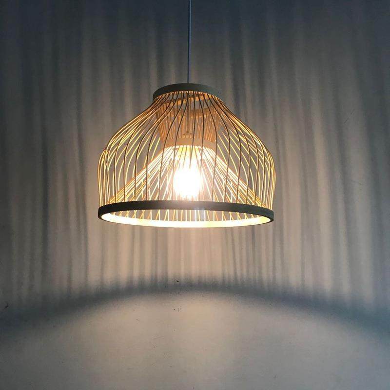 中式吊灯竹艺竹编吊灯田园餐厅饭店厂家直销竹丝竹艺吊灯商用灯饰