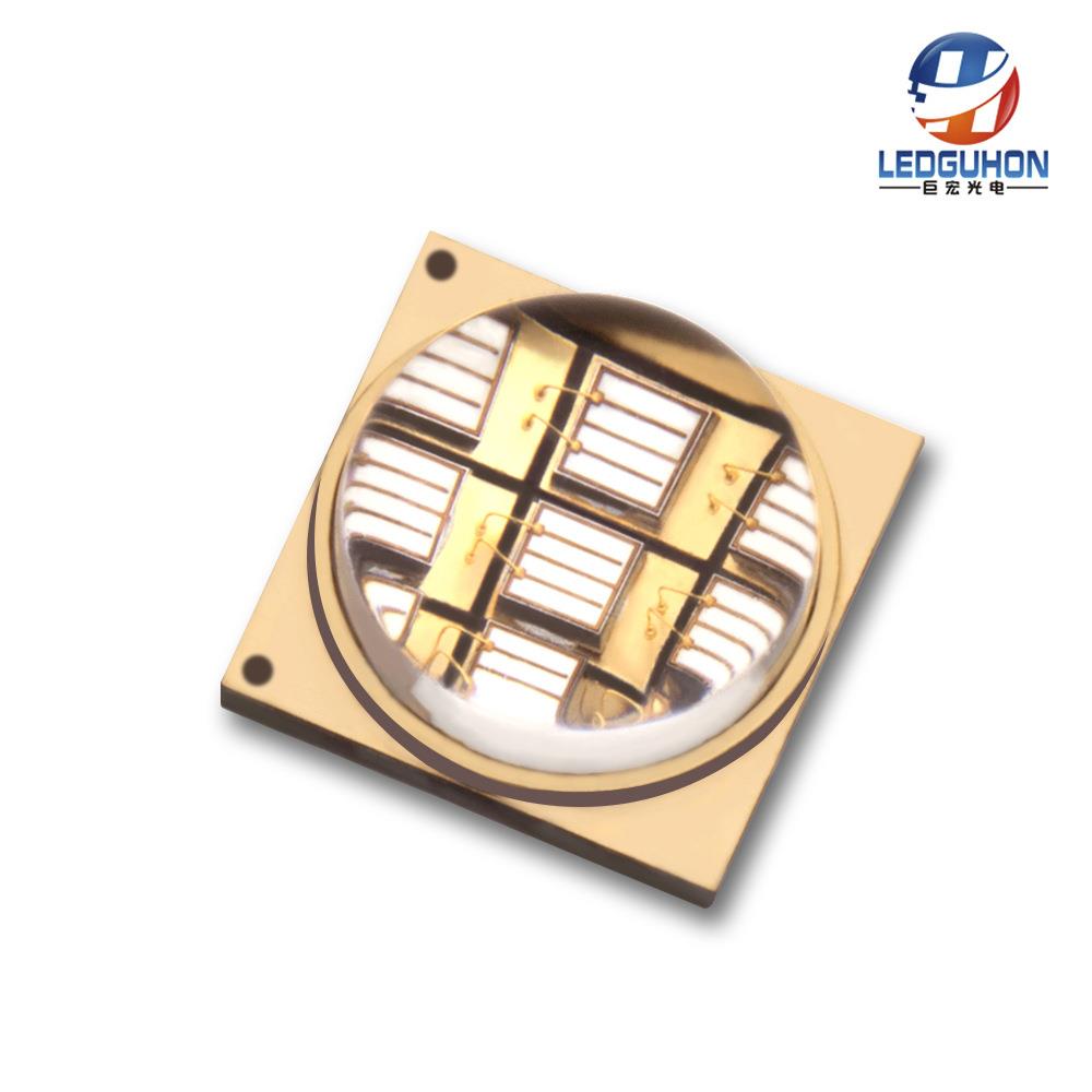 陶瓷9090紫光led灯珠石英玻璃390nm紫光灯珠UV固化紫外led灯珠