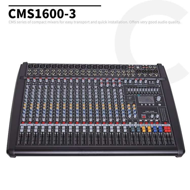 厂家直销CMS600-3调音台专业99种双混响效果器舞台专用混音