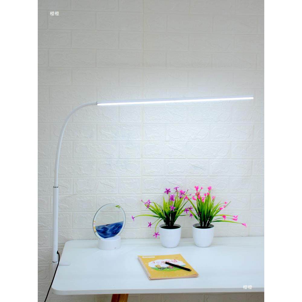 高亮度工作台灯长条夹子灯学习护眼夹式灯大瓦数智能夹灯