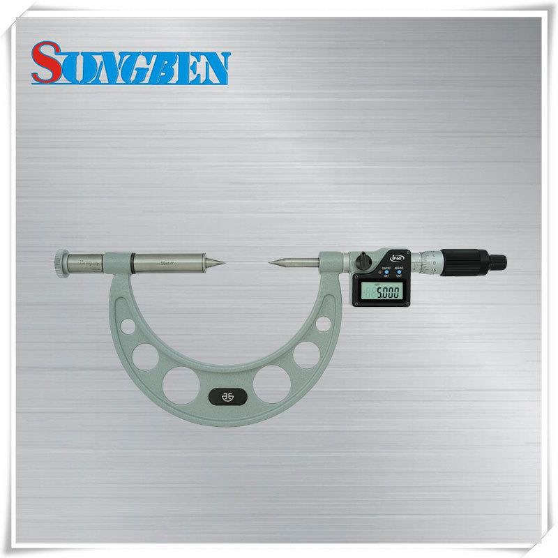 青量数显电子齿根圆千分尺700-800mm高精度290-88-410外径千分尺