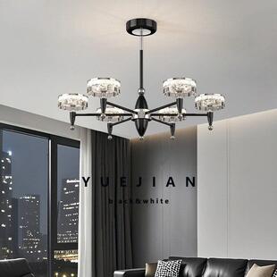 意式轻奢客厅吊灯法式复古中古风餐厅灯具高级感卧室吧台床头吊灯