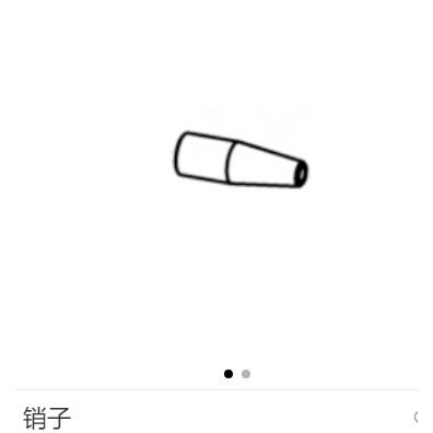 原厂配件Bobcat 三猫锥形销轴 销子6729358