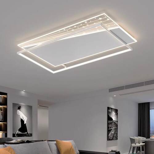 led吸顶灯客厅灯现代简约大气新款大灯卧室餐厅网红灯具全屋组合