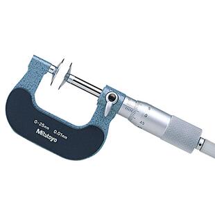 Mitutoyo三丰公法线千分尺123-113 123-114硬质合金头