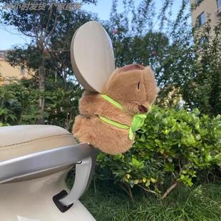 电动车装饰挂件后视镜玩偶踏板摩托车把考拉小号牌照可爱贴纸配件