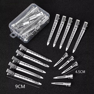 发夹铁质无痕夹头发定位夹蓬松碎发刘海夹鸭嘴夹化妆师手推波纹夹