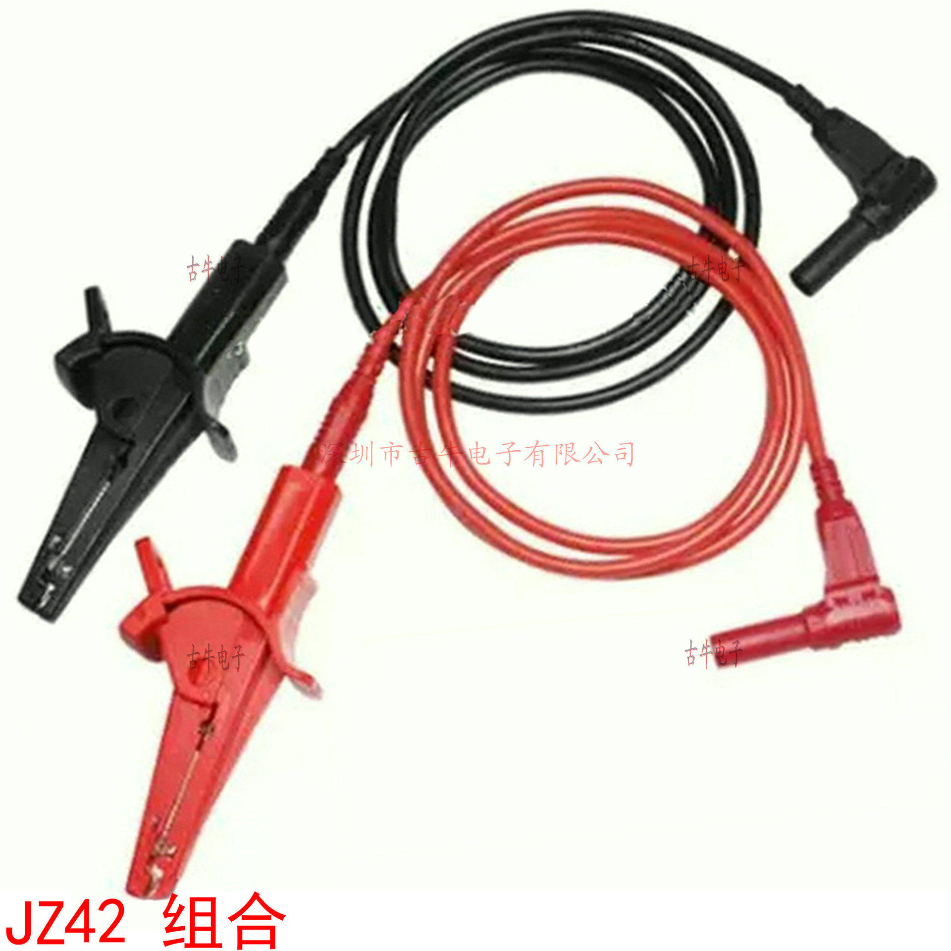 JZ42150mm防静电专用夹4.0香蕉头保护型全胶套防护型安全可靠