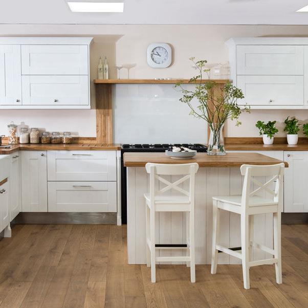 全屋定 制整体衣柜橱柜组合白色轻奢梳妆台书桌实木门板家用岛台