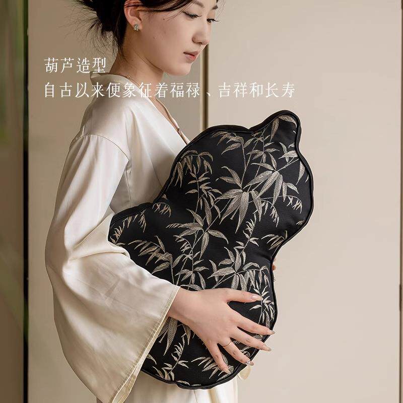 新中式葫芦抱枕室内客厅沙发靠枕装饰摆件中国风古典高级感靠背垫