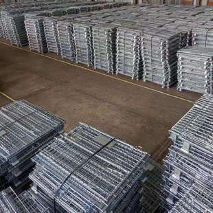 仓储笼折叠仓储笼铁框蝴蝶笼物流台车周转箱笼大铁笼仓库储物笼