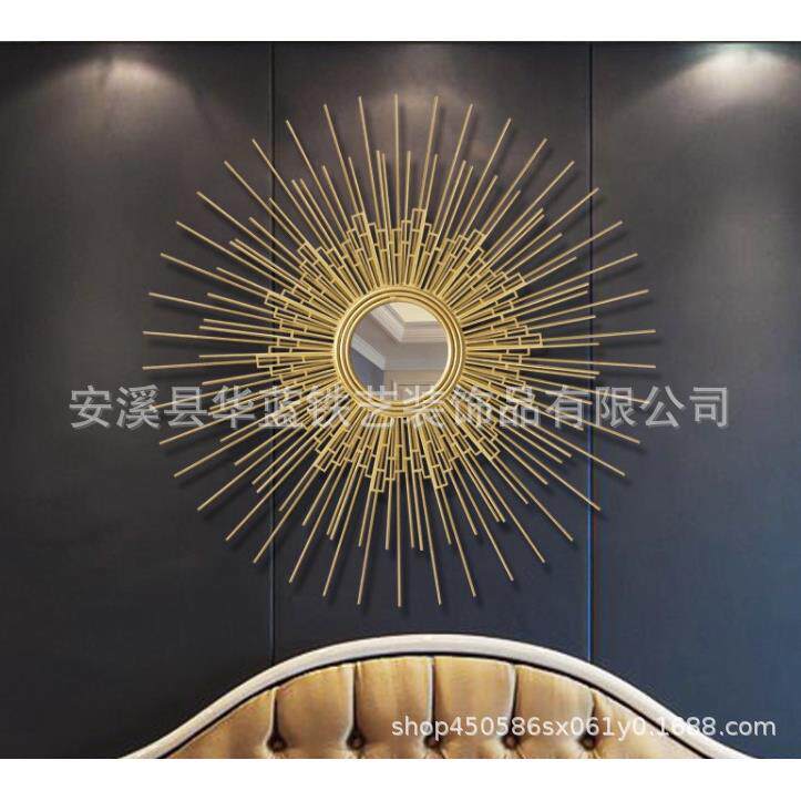 客厅金属壁饰玄关太阳镜挂件餐厅过道铁艺壁挂墙面创意墙饰装饰品