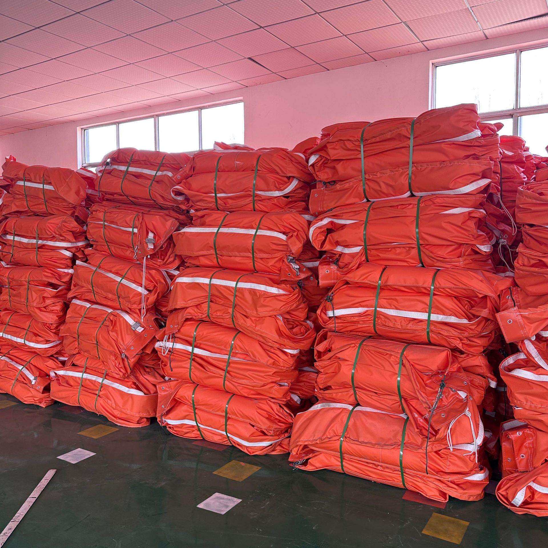 固体浮子式围油栏 水面防扩散拦油带 拦污带 pvc围油吸油拦