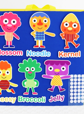 Super Simple Songs英文儿歌毛毡围裙剧故事表演小学英语课堂教具