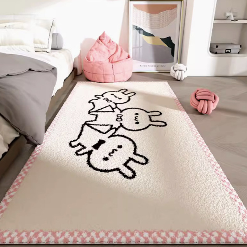 速发儿童房卧室地毯床边毯少女床前床尾脚垫可爱公主房间装饰毛毯,居家布艺,床边毯,淘宝优惠券,粉丝福利购,淘宝优惠卷