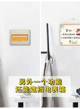 热销欢迎回家进门装饰画电表箱遮挡挂画欢客厅Q卧室宿舍改造简约