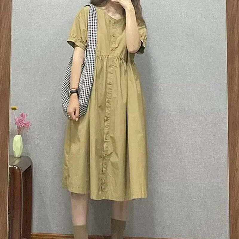 极速港味工装风休闲别致衬衫裙2连衣裙