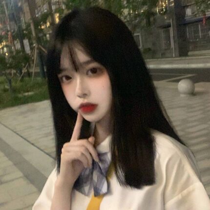极速假发女中长j直发自然逼真空气刘海蓬松修脸锁骨发黑色学生全