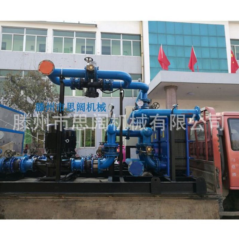 极速水水蒸气机组 螺纹螺旋管式换热机L组 集中供暖换热机组