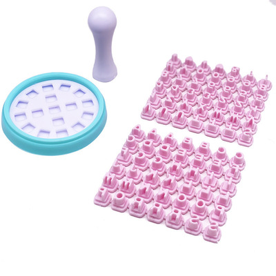 极速Uppercase Alphabet sNumbers Cookie Cutter Set Food Grade