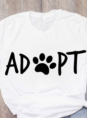 极速Women Cat Mother Flower Floral FPet Short Sleeve Fashion