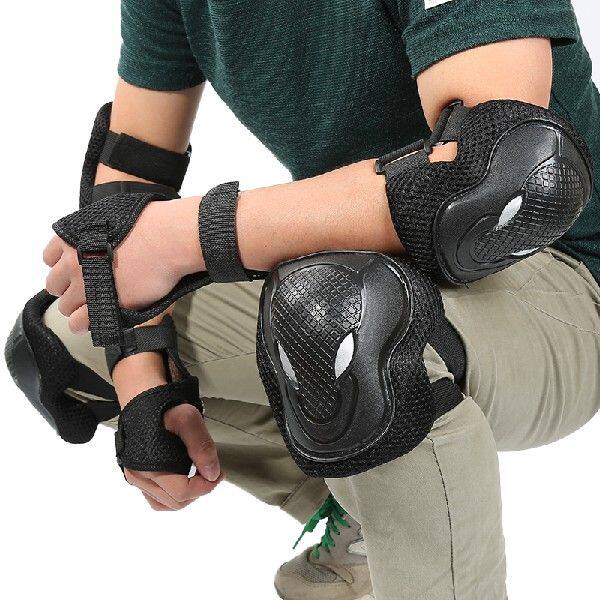 极速6Pcs/dset Protective Knee Pads Elbow Pad Cycling Roller