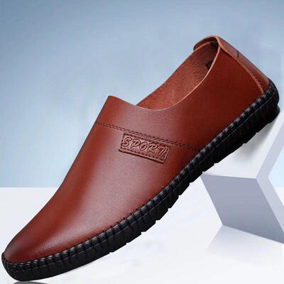极速2023 flat man shoes for men man formal leather bXlack lo