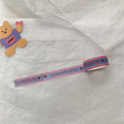 极速Korcean Ins Cute Colorful Words Washi Tape 5m Simple Sty