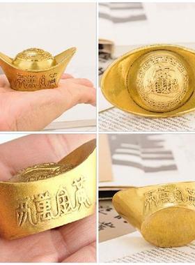 极速Decorationi Home Yuan Bao Figurine Decorate Ingot Figuri