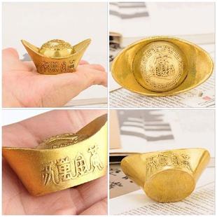 极速Decorationi Home Yuan Bao Figurine Decorate Ingot Figuri