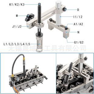 极速。全车系免拆缸盖换气门油封工具 BMW烧机油专V用免拆缸体更