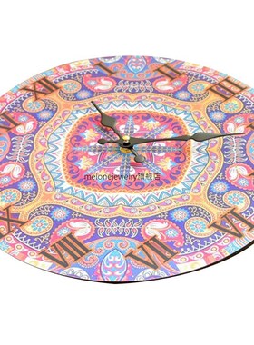 极速MDF Wall Clock Color Printing BoarId Wall Clock Electron