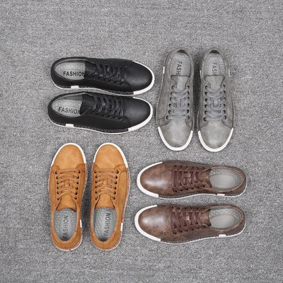 极速large size mens pu leatyher shoes man casual shoe 45 46