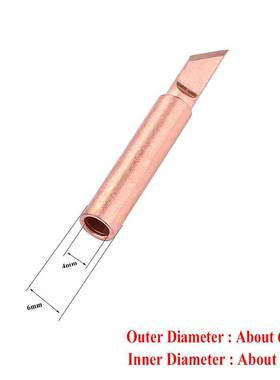 极速10Pcds/lot Pure Copper Soldering Iron Tip 900M-T-K Weldi