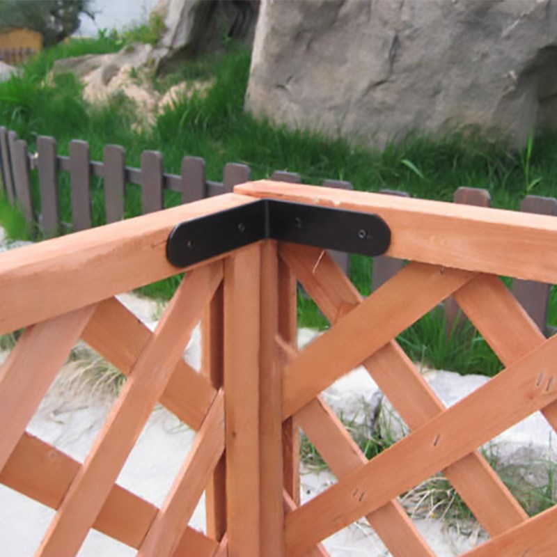 极速炭化木防腐木/家庭r园艺/花园摆设/木栅栏/木篱笆/网格直角连