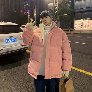 Letter Graphic Parka 极速PR Winter Thickoen Men Coat Fleece