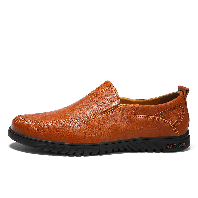 极速New Sprinhg New Fashion Men Leather Casual Shoes Men Lac